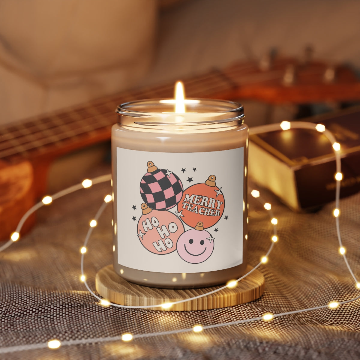 Merry Teacher Scented Candle