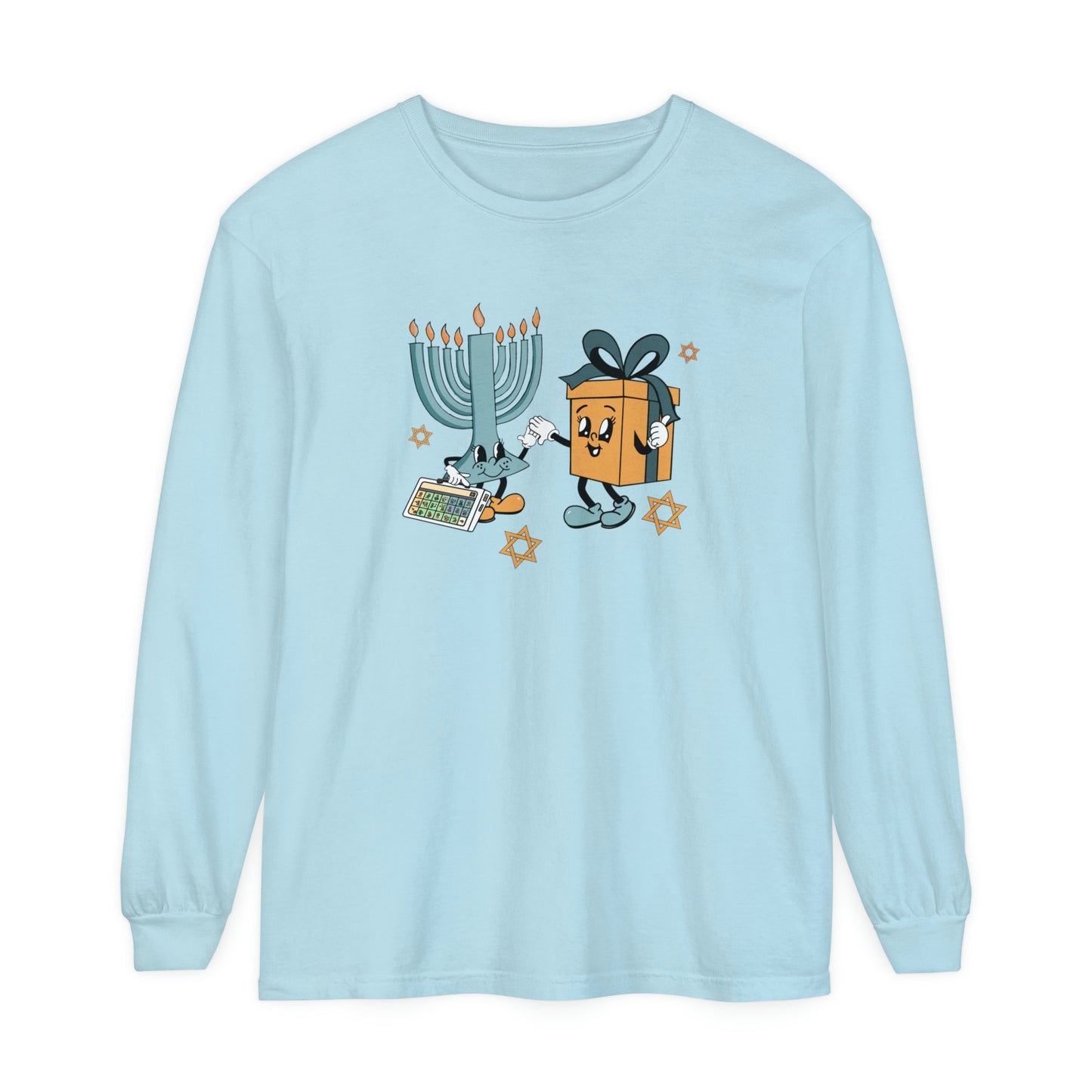 Hanukkah AAC Long Sleeve Comfort Colors T-Shirt