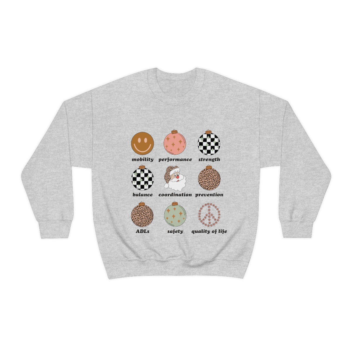 Retro Holiday PT Scope of Practice Crewneck Sweatshirt
