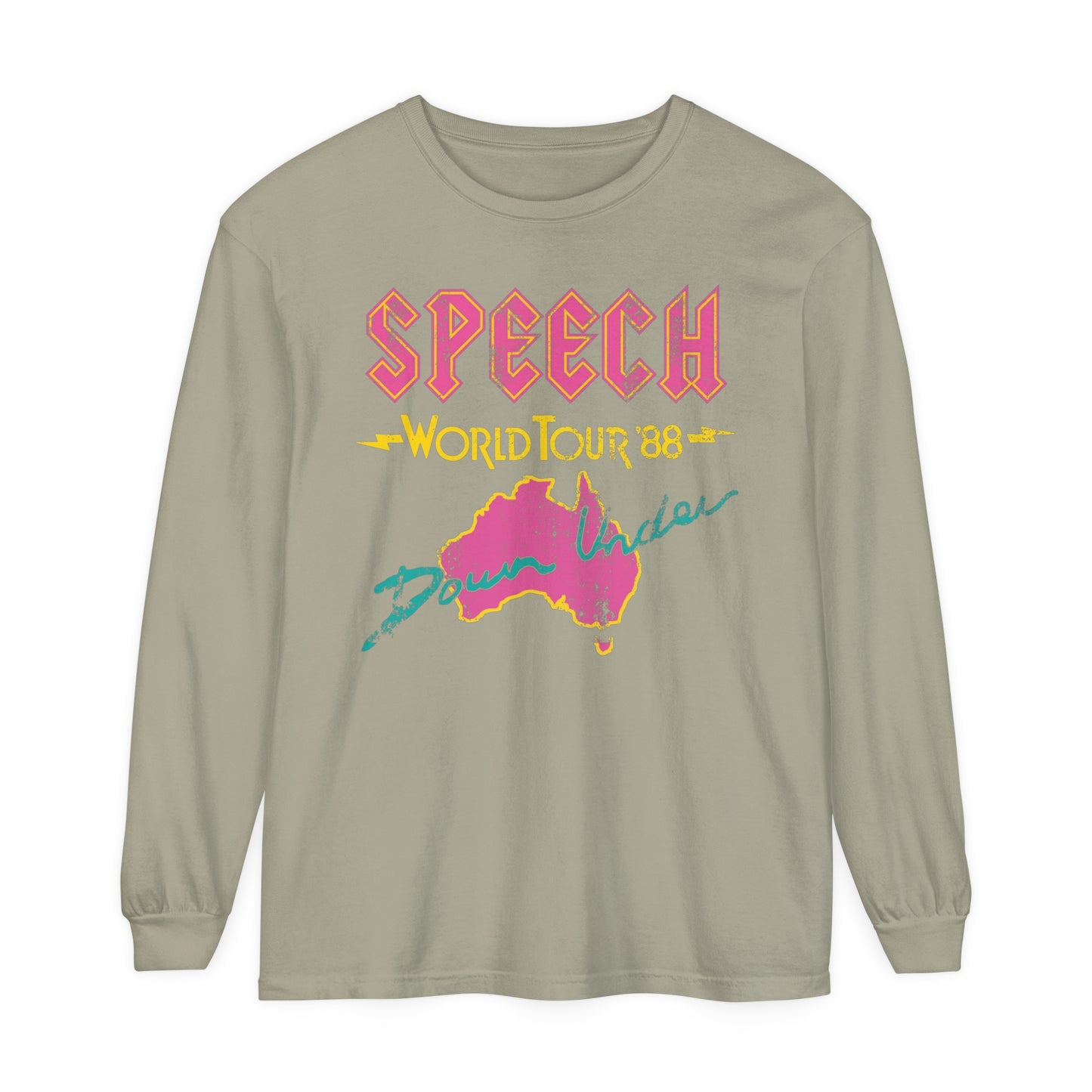 Speech World Tour Long Sleeve Comfort Colors T-Shirt