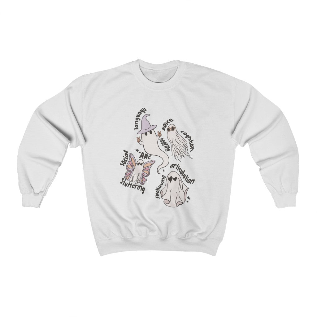 Ghost Friends Speech Scope Crewneck Sweatshirt