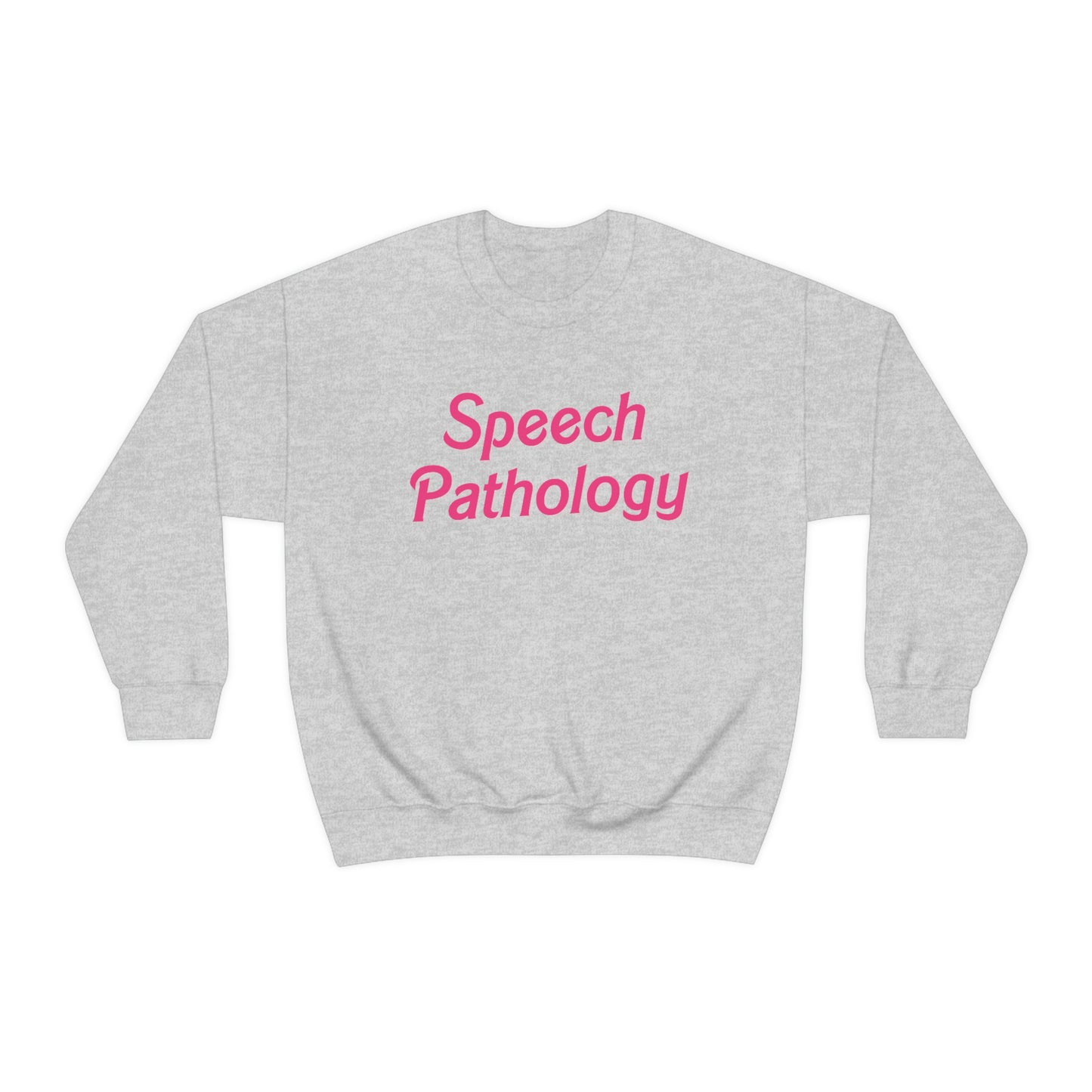 Pink Speech Pathology Crewneck Sweatshirt