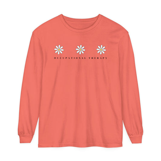 Daisy Occupational Therapy Long Sleeve Comfort Colors T-Shirt