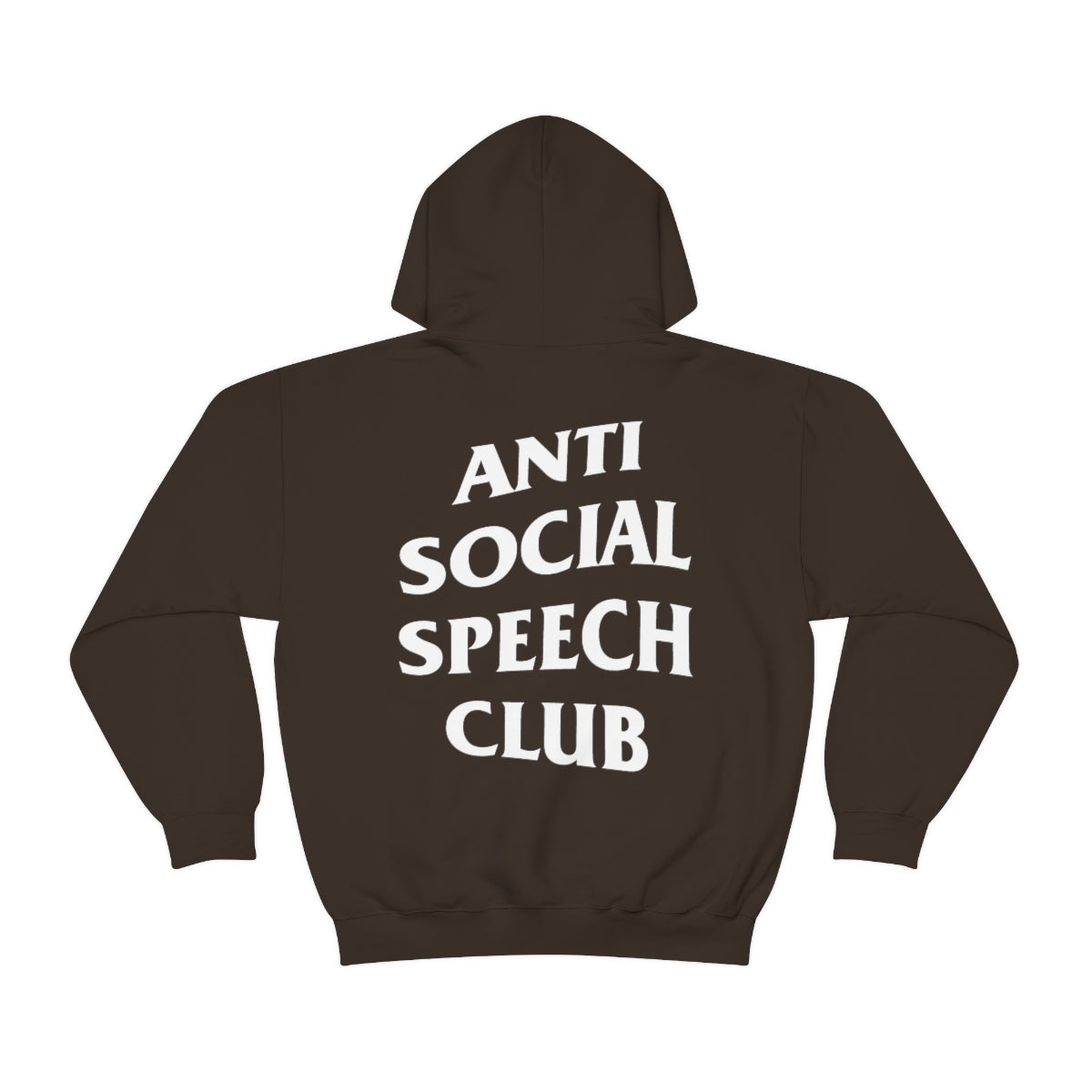 Antisocial Speech Club Hoodie | Front and Back Print