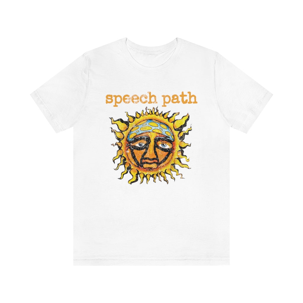 Speech Path Sun Band-Inspired Jersey T-Shirt