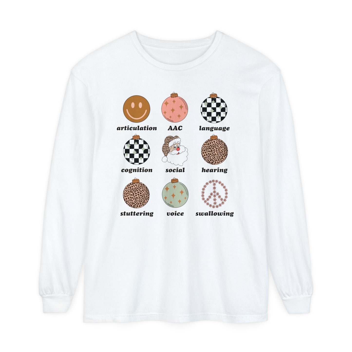 Retro Holiday Scope of Practice Long Sleeve Comfort Colors T-Shirt