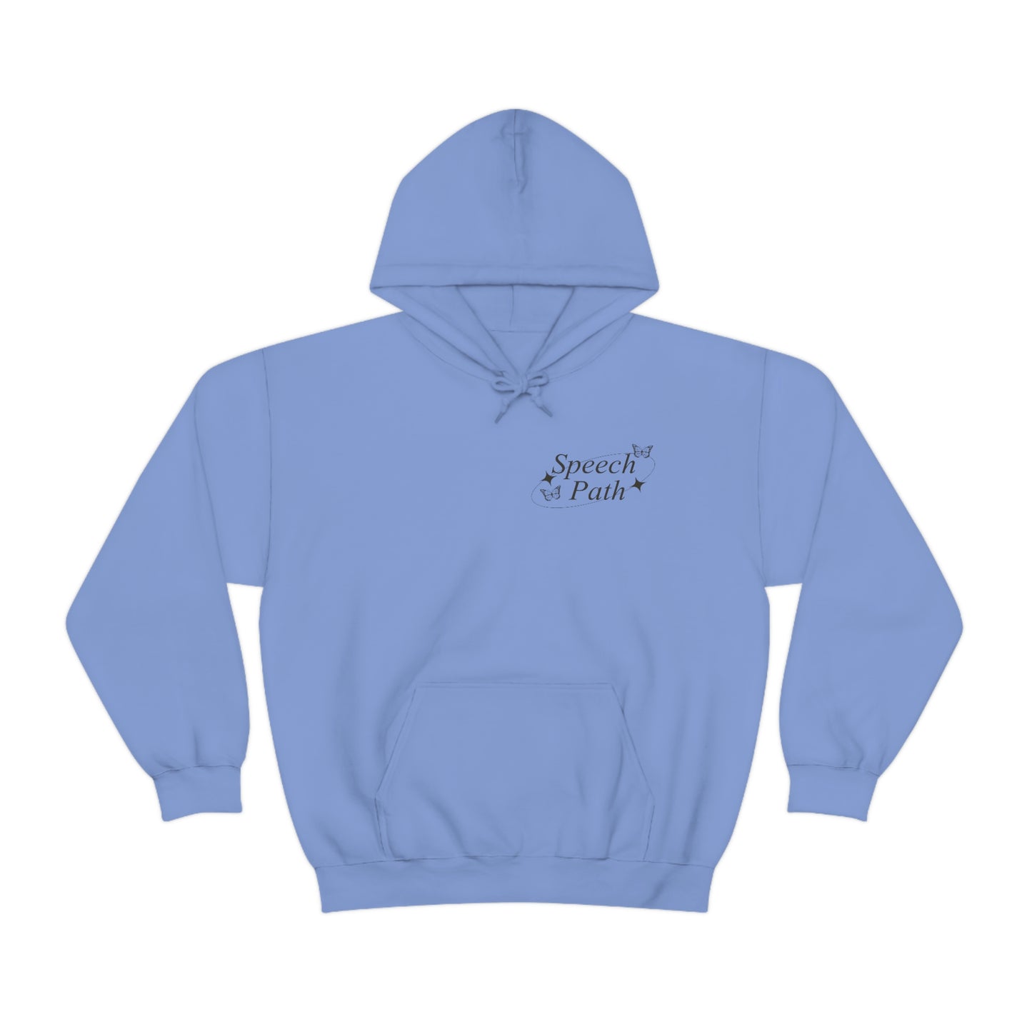 Speech Path Butterflies Hoodie | Front and Back Print