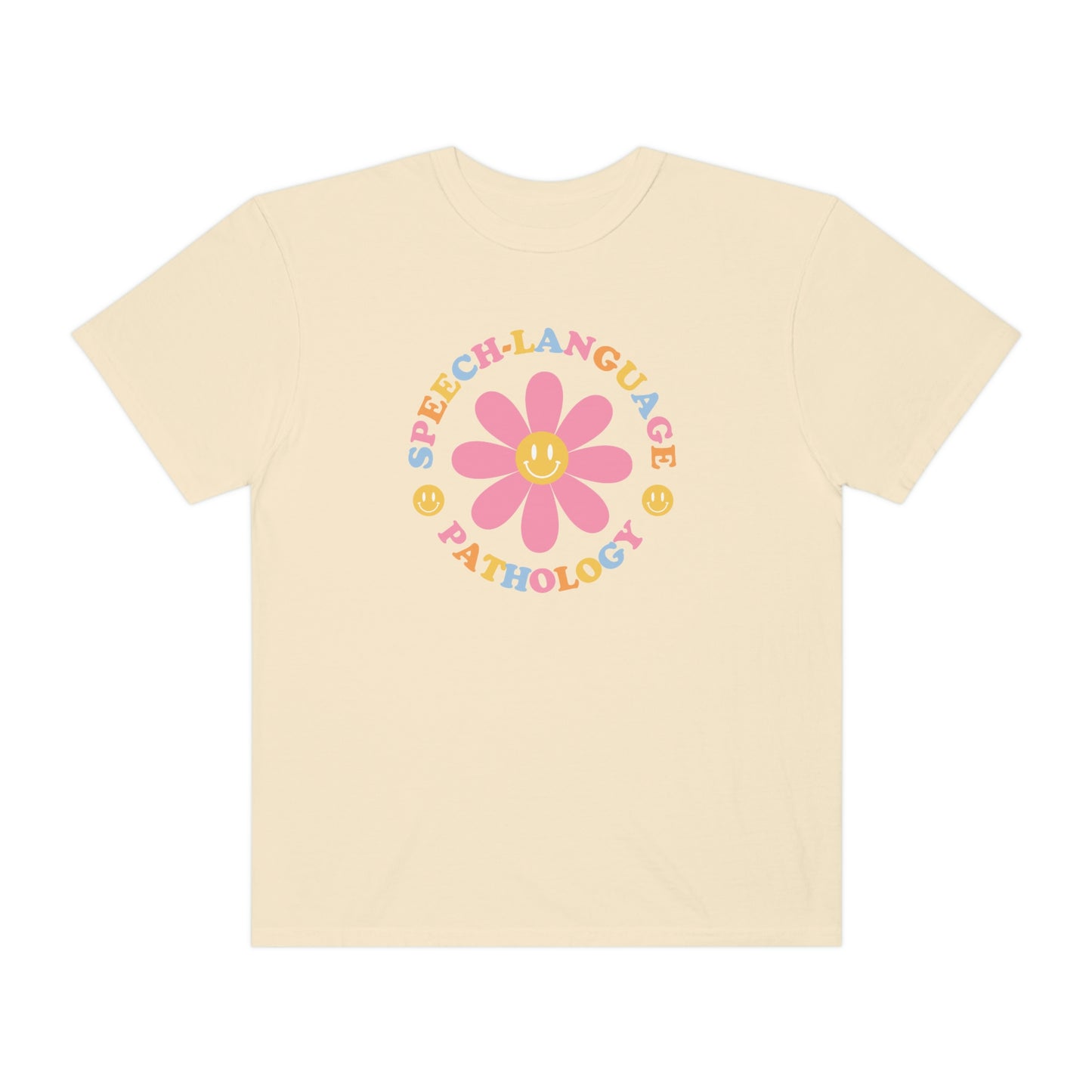 Speech Daisy Multicolored Comfort Colors T-Shirt