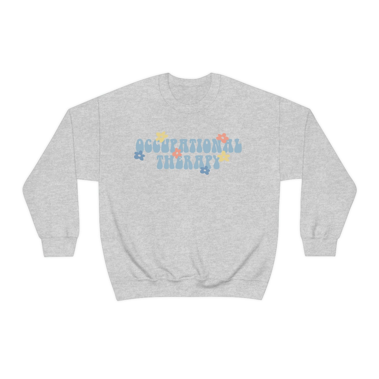 Occupational Therapy Retro Flower Crewneck Sweatshirt