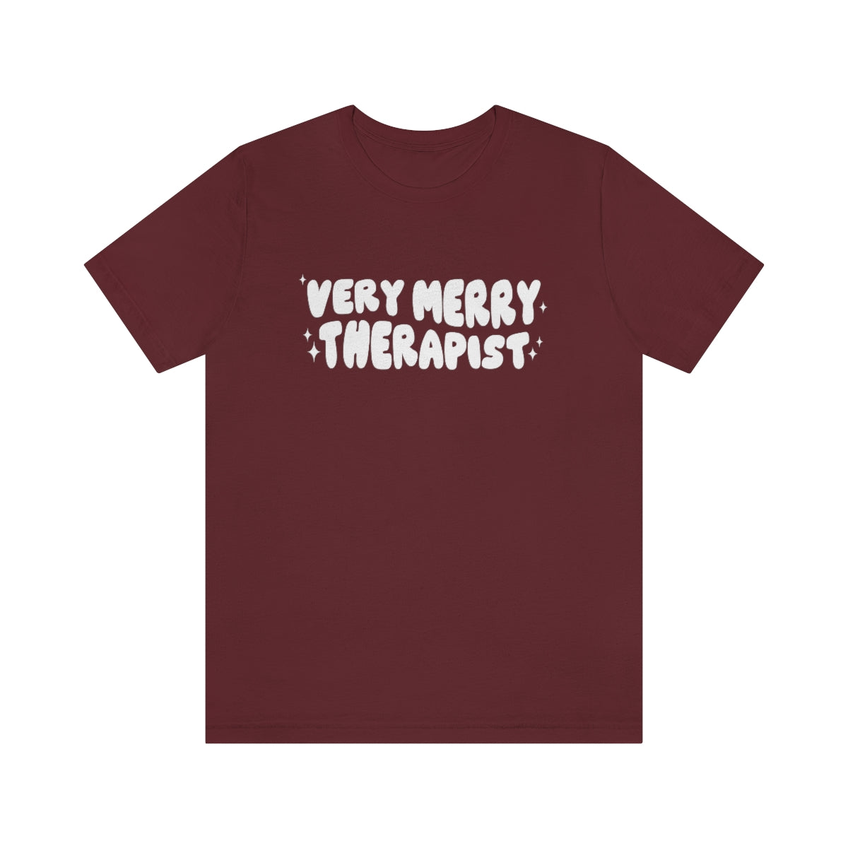 Very Merry Therapist Jersey T-Shirt