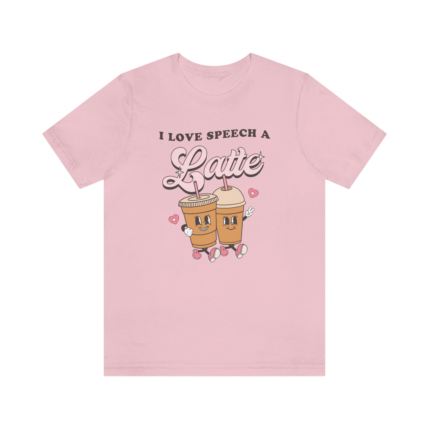 I Love Speech a Latte Jersey T-Shirt