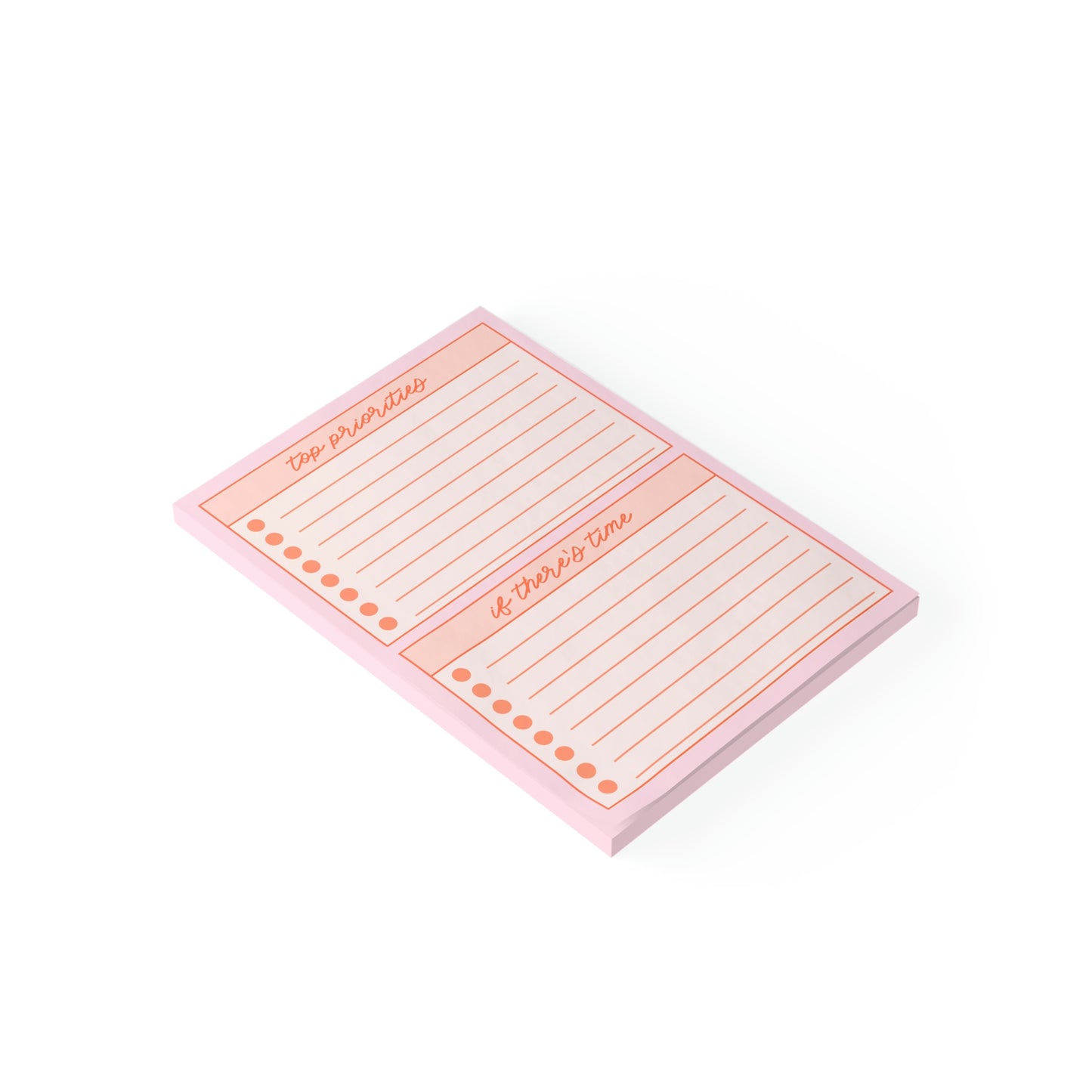 To-Do List Post-it® Note Pad 4 x 6