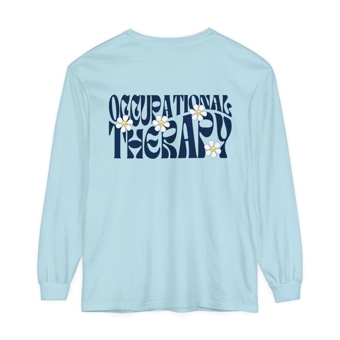 OT Retro Daisy Long Sleeve Comfort Colors T-shirt