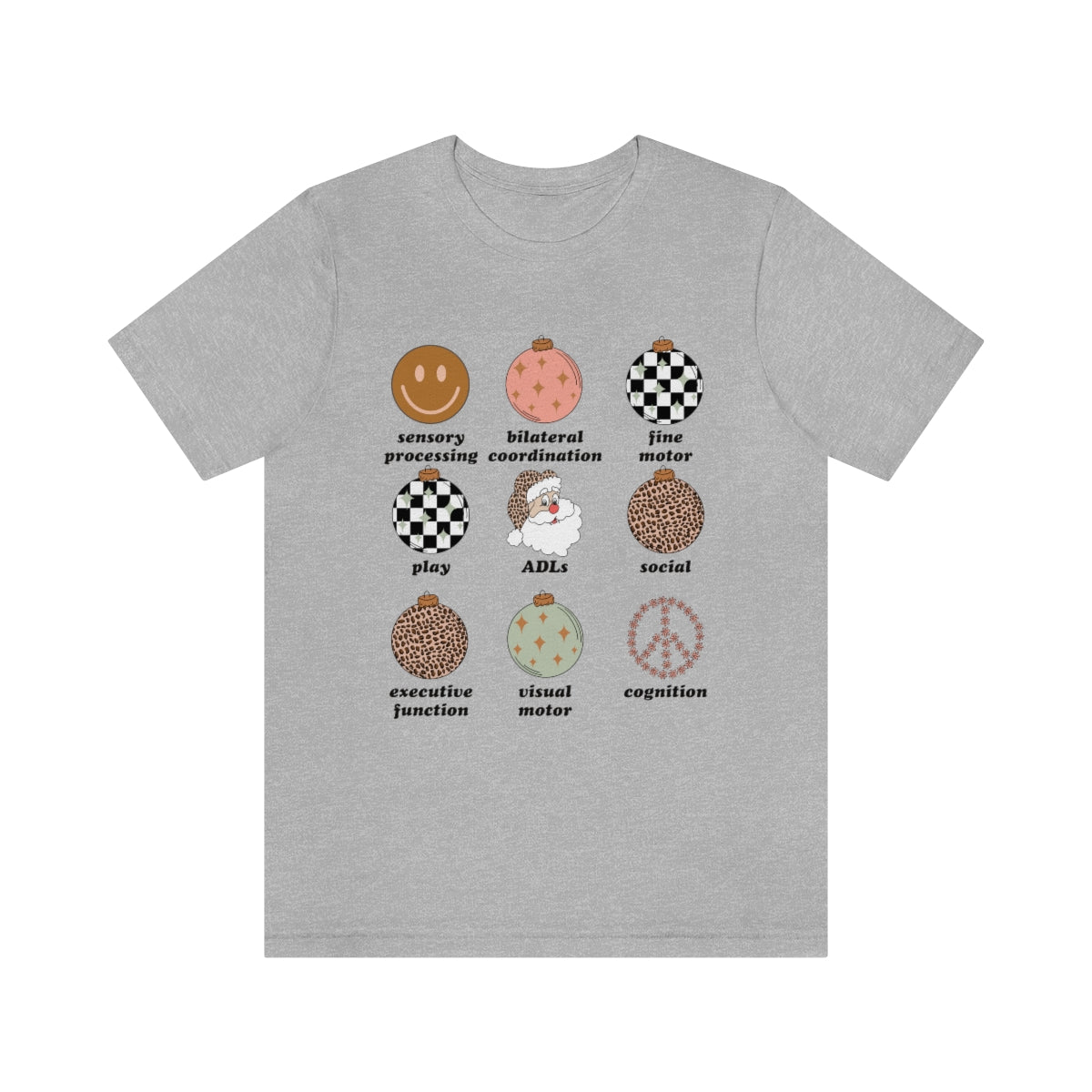 Retro Holiday OT Scope of Practice Jersey T-Shirt
