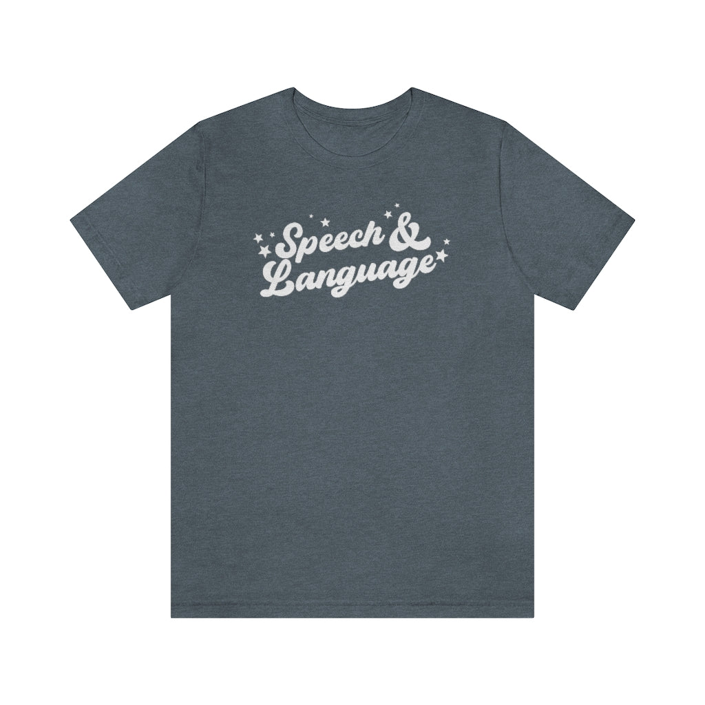 Speech Stars Heather Jersey T-Shirt