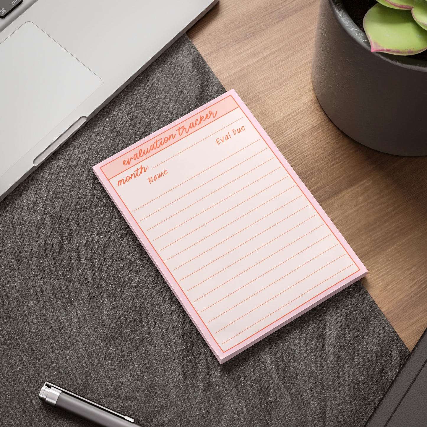 Evaluation Tracker Post-it® Note Pad 4 x 6