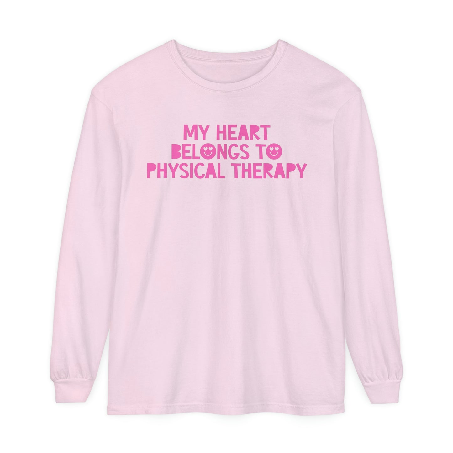 My Heart Belongs to PT Long Sleeve Comfort Colors T-Shirt