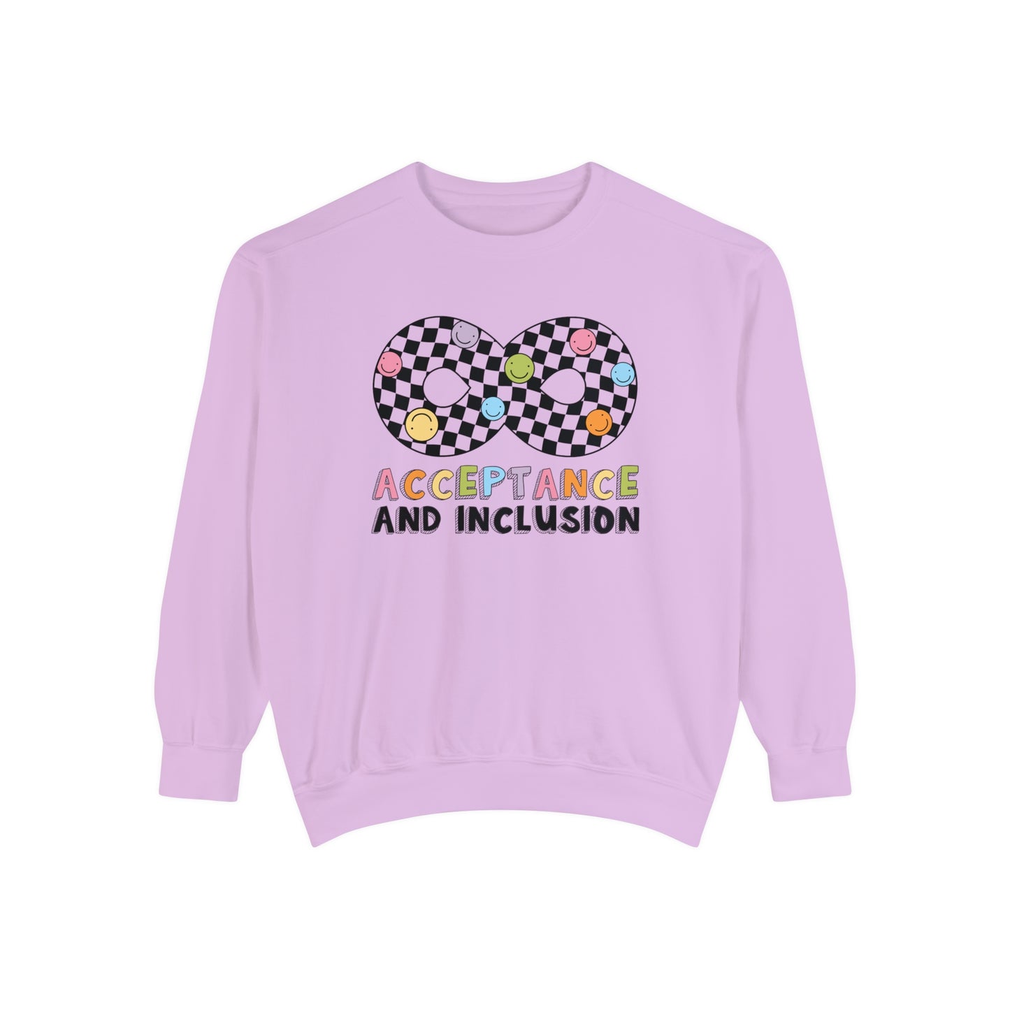 Acceptance and Inclusion Comfort Colors Sweatshirt