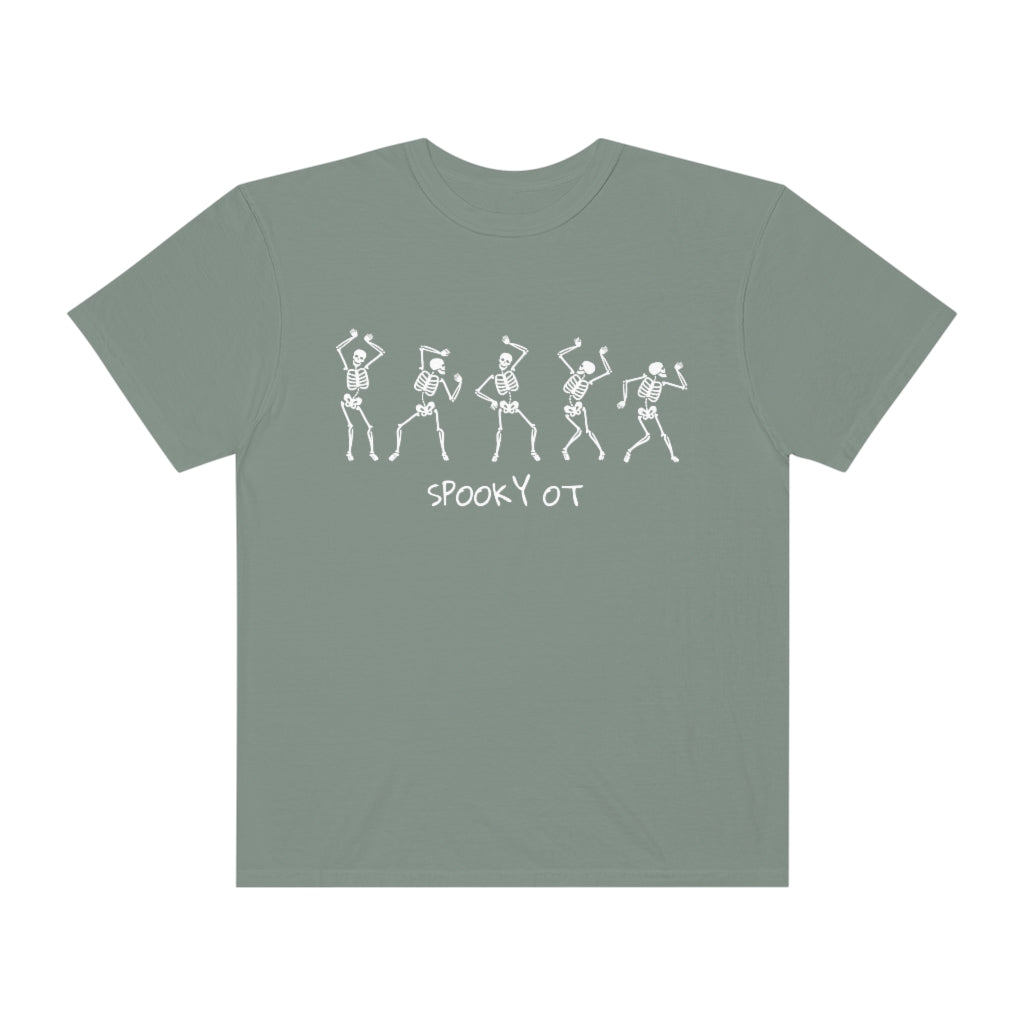 Spooky OT Skeletons Comfort Colors T-Shirt