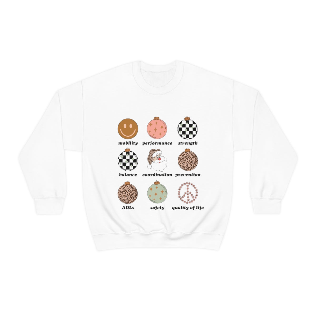 Retro Holiday PT Scope of Practice Crewneck Sweatshirt
