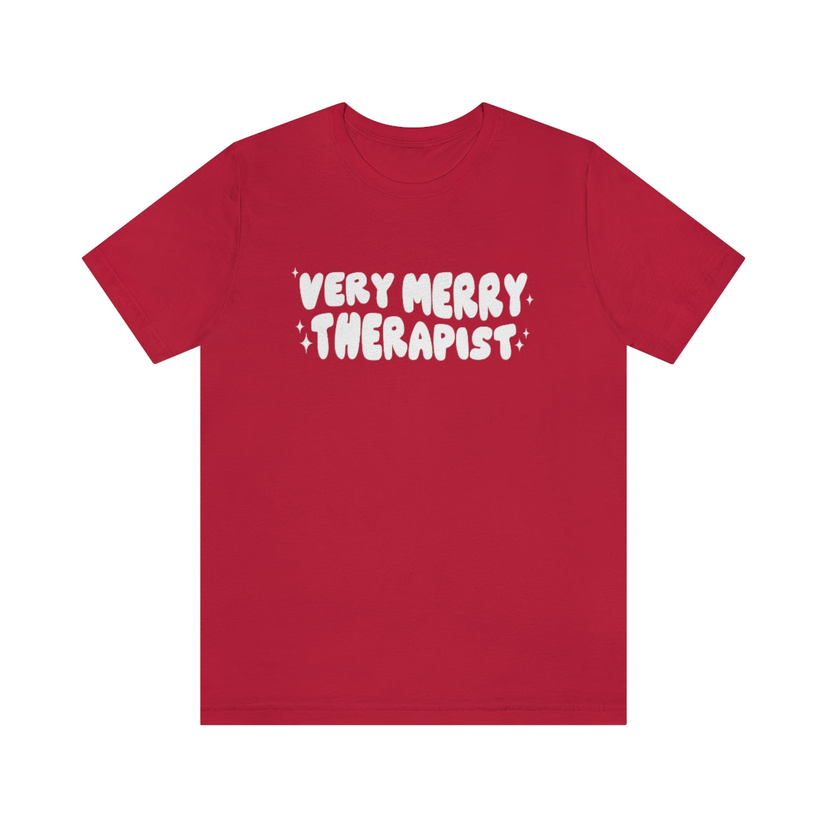 Very Merry Therapist Jersey T-Shirt