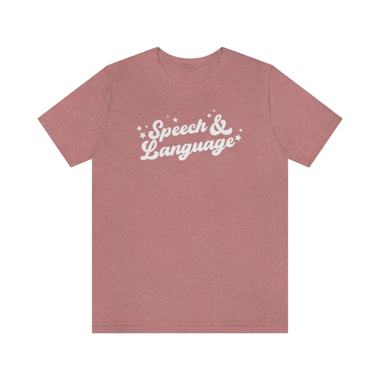 Speech Stars Heather Jersey T-Shirt