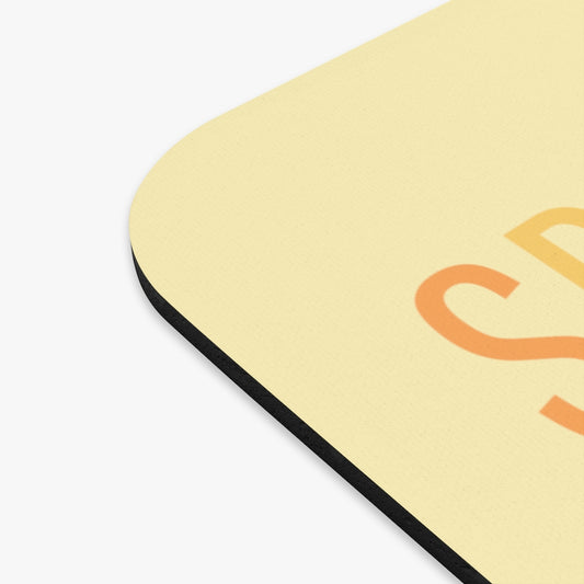 Yellow Speech Path Mouse Pad