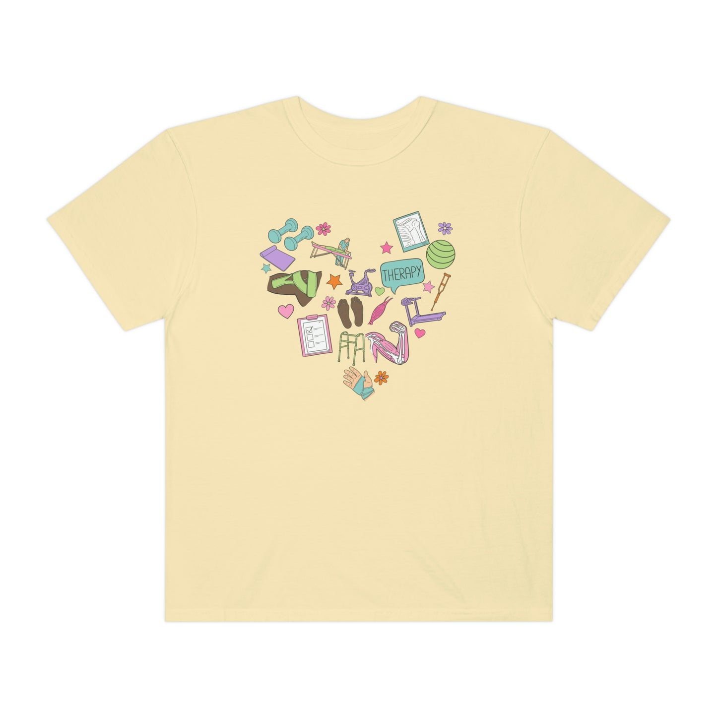 Physical Therapy Essentials Comfort Colors T-Shirt