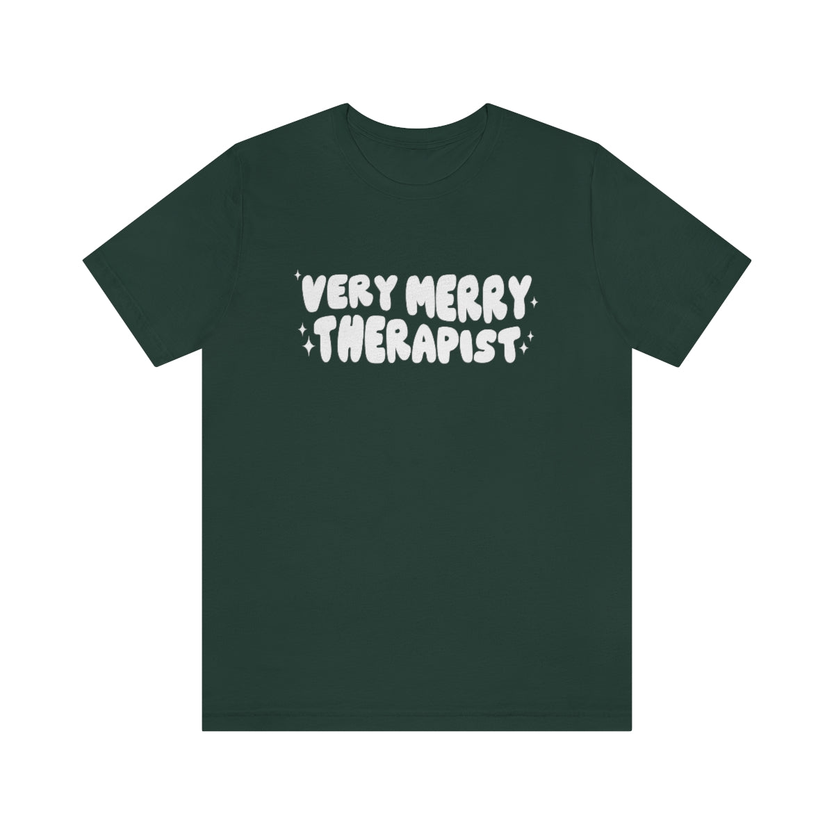 Very Merry Therapist Jersey T-Shirt
