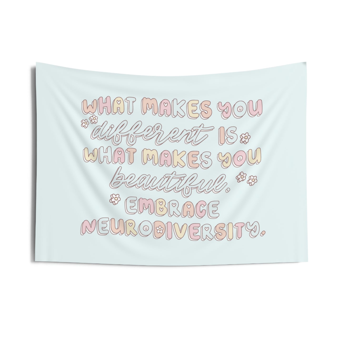 Embrace Neurodiversity Wall Tapestry