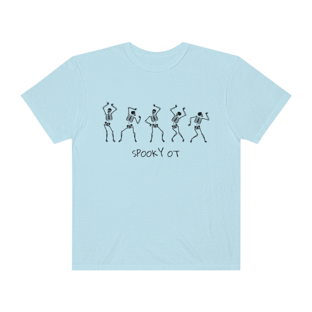 Spooky OT Skeletons Comfort Colors T-Shirt