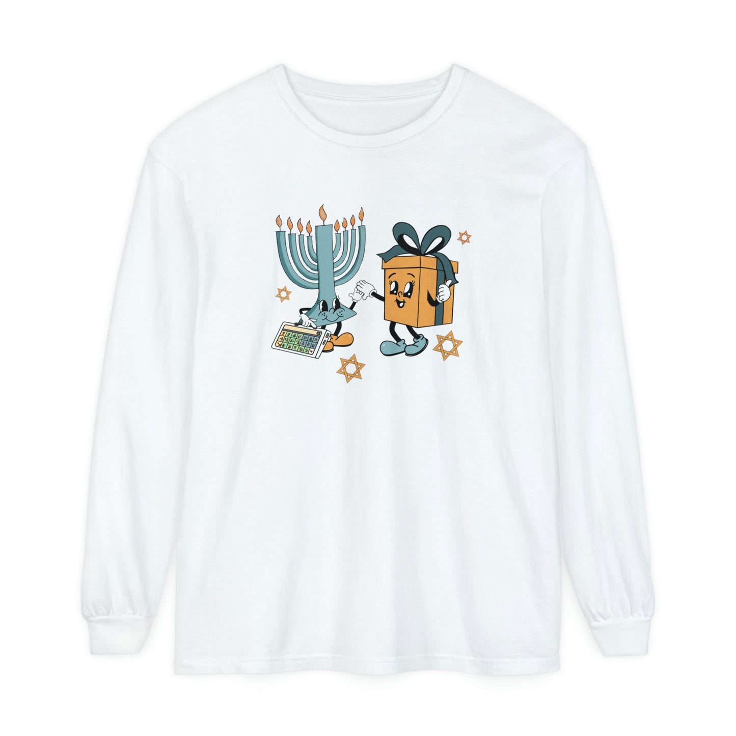 Hanukkah AAC Long Sleeve Comfort Colors T-Shirt