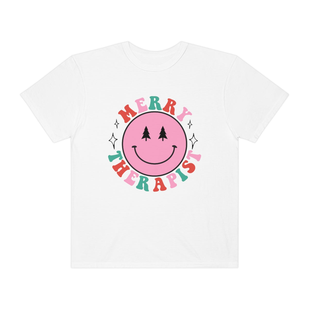 Merry Therapist Smile Comfort Colors T-Shirt