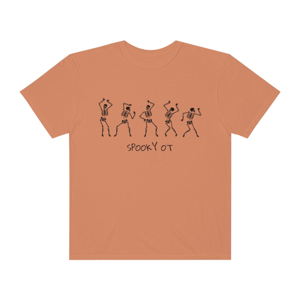 Spooky OT Skeletons Comfort Colors T-Shirt