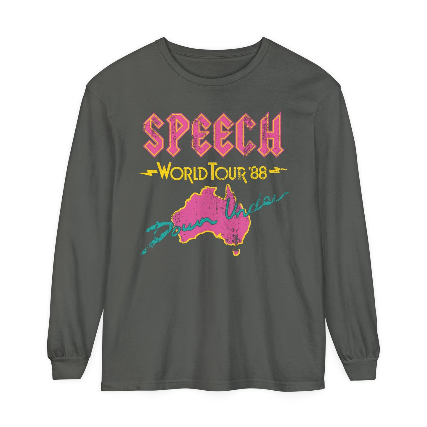 Speech World Tour Long Sleeve Comfort Colors T-Shirt