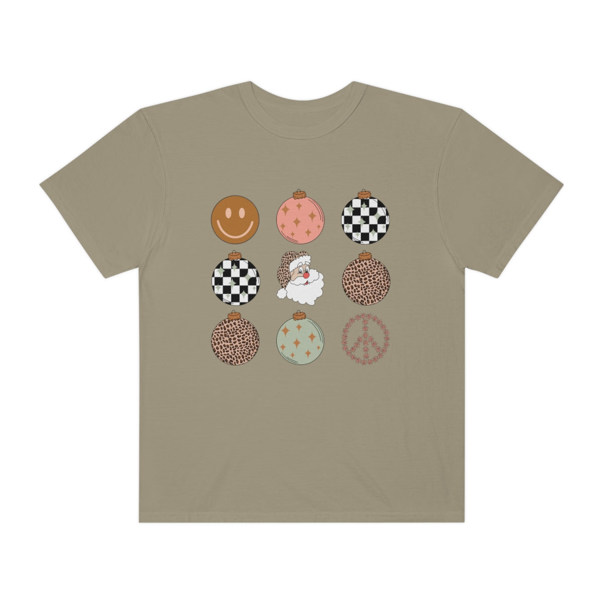 Retro Holiday Ornaments Colors T-Shirt