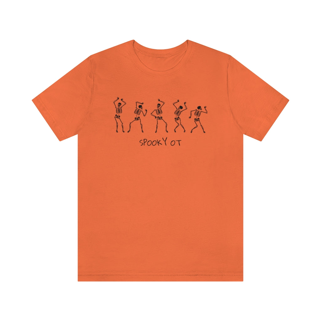 Spooky OT Skeleton Jersey T-Shirt