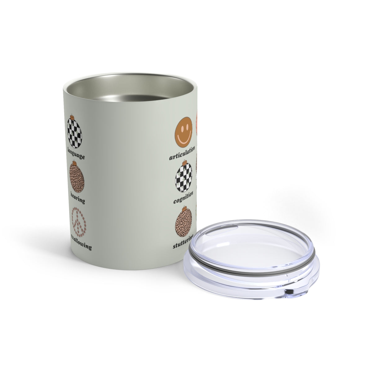 Retro Ornament Speech Scope 10oz Tumbler