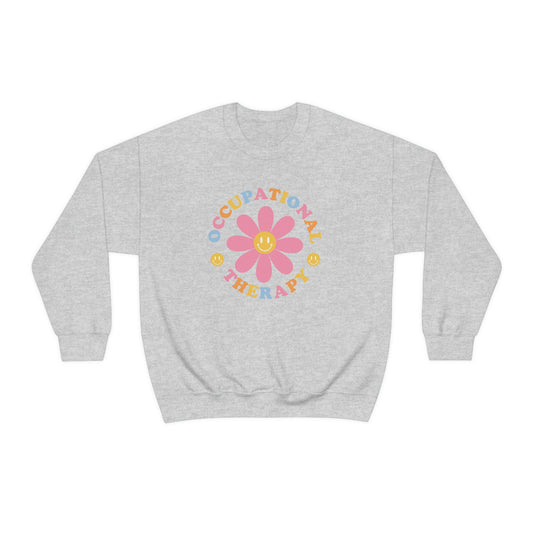Occupational Therapy Daisy Multicolored Crewneck Sweatshirt
