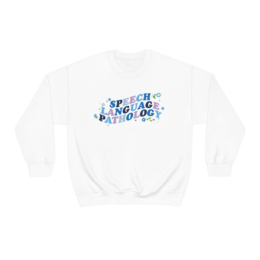 Speech Flowers Crewneck Sweatshirt