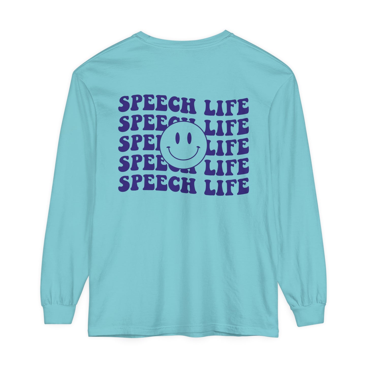 Speech Life Long Sleeve Comfort Colors T-Shirt