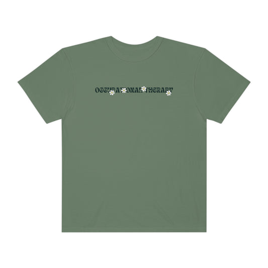 OT Retro Daisy Comfort Colors T-Shirt | Front and Back Print