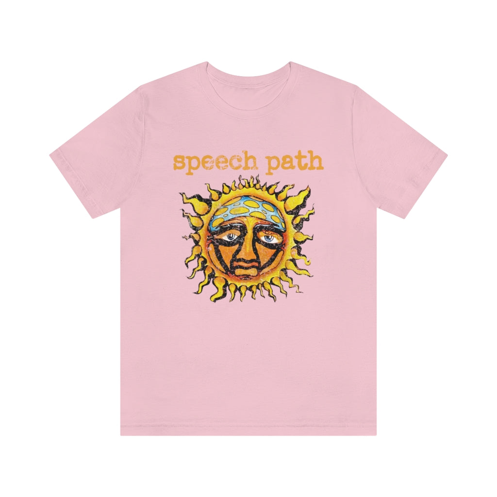 Speech Path Sun Band-Inspired Jersey T-Shirt