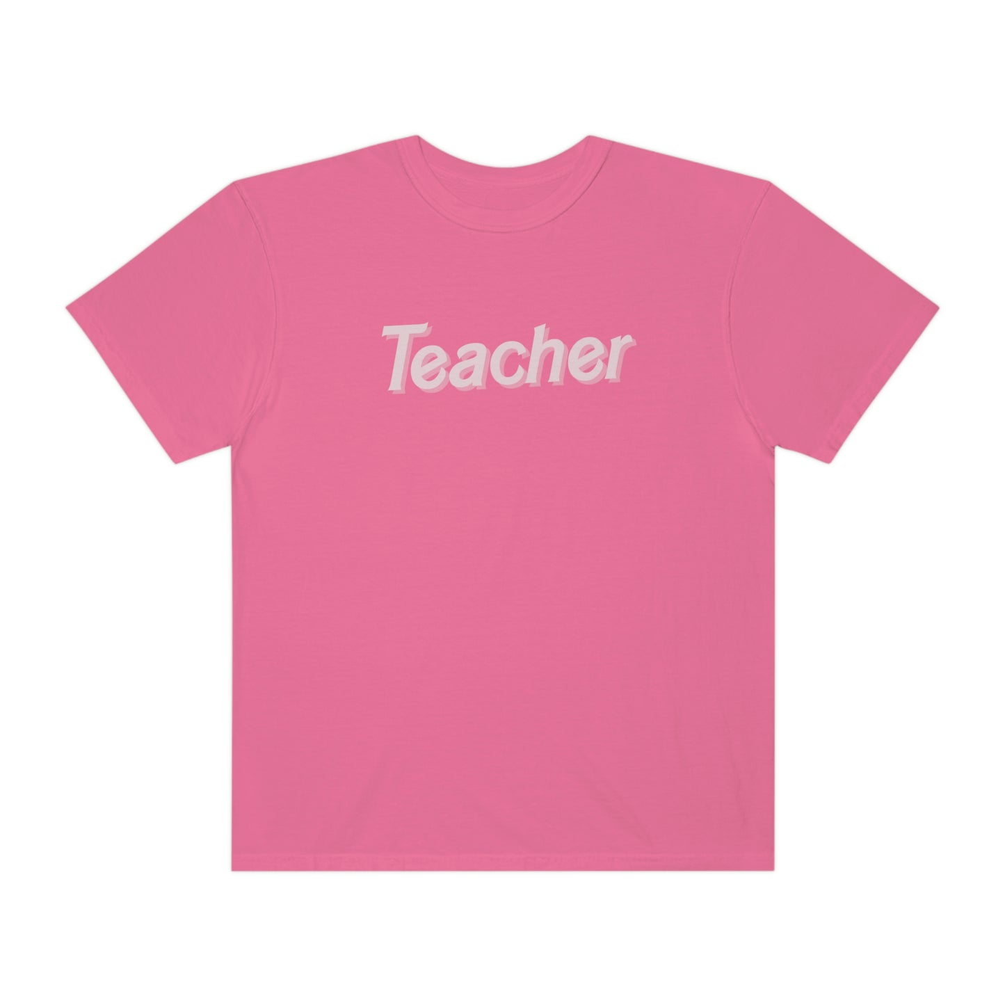 Pink Teacher Comfort Colors T-Shirt