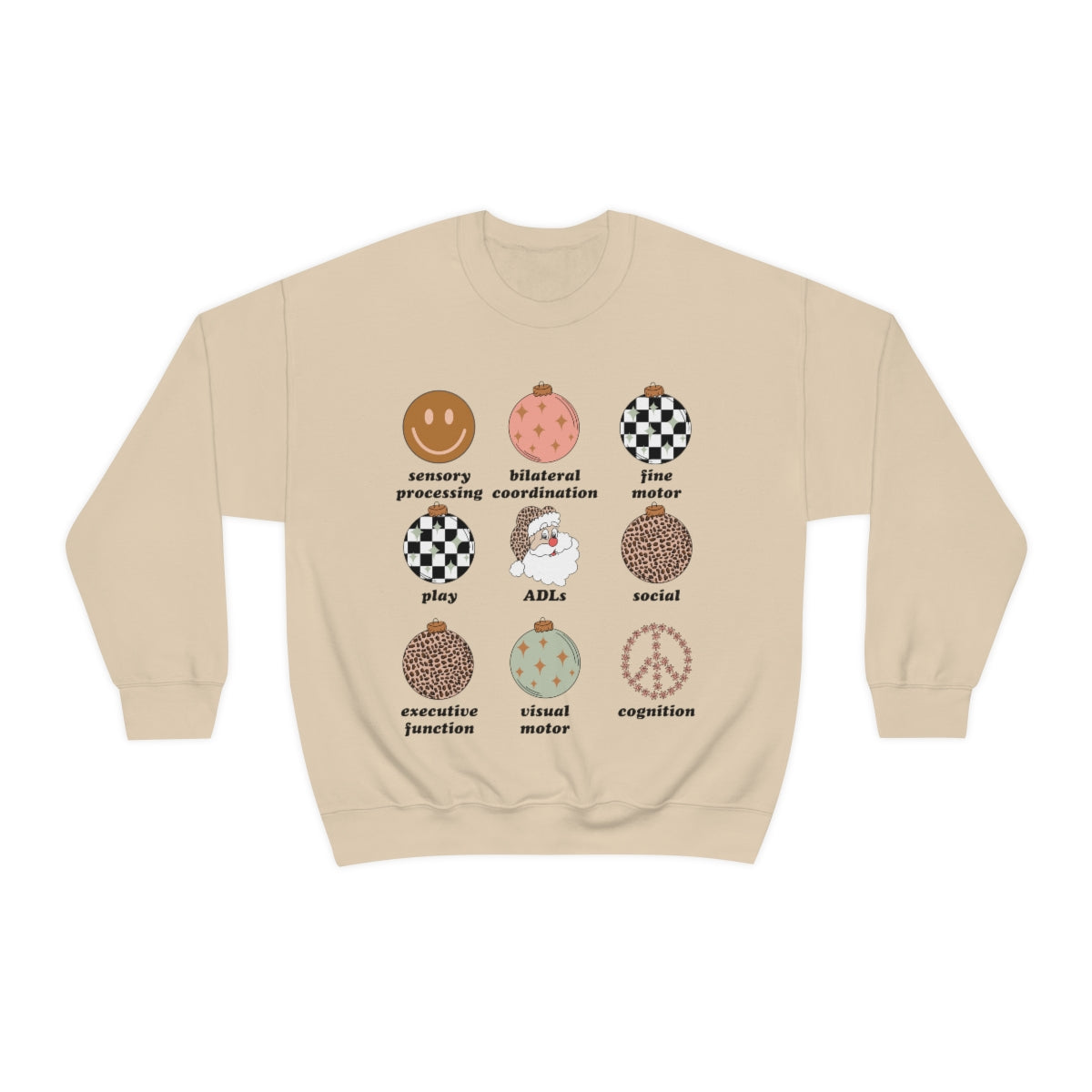 Retro Holiday OT Scope of Practice Crewneck Sweatshirt