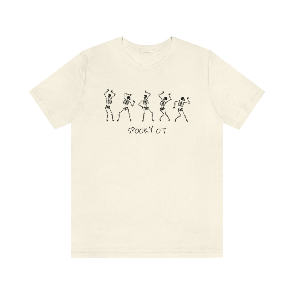 Spooky OT Skeleton Jersey T-Shirt