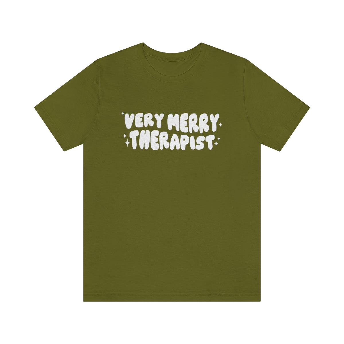 Very Merry Therapist Jersey T-Shirt