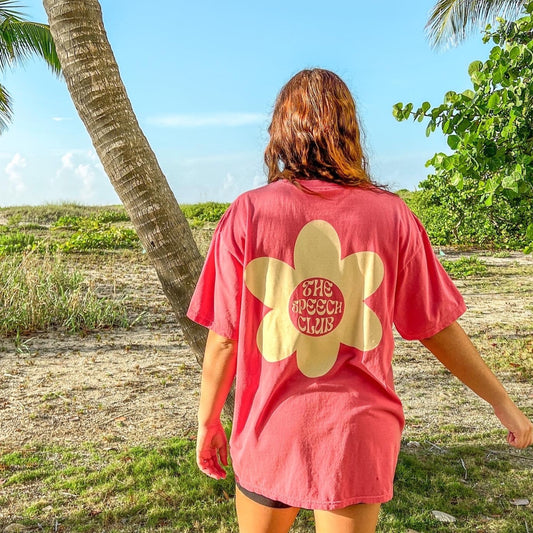 The Speech Club Comfort Colors T-shirt | Front and Back Print