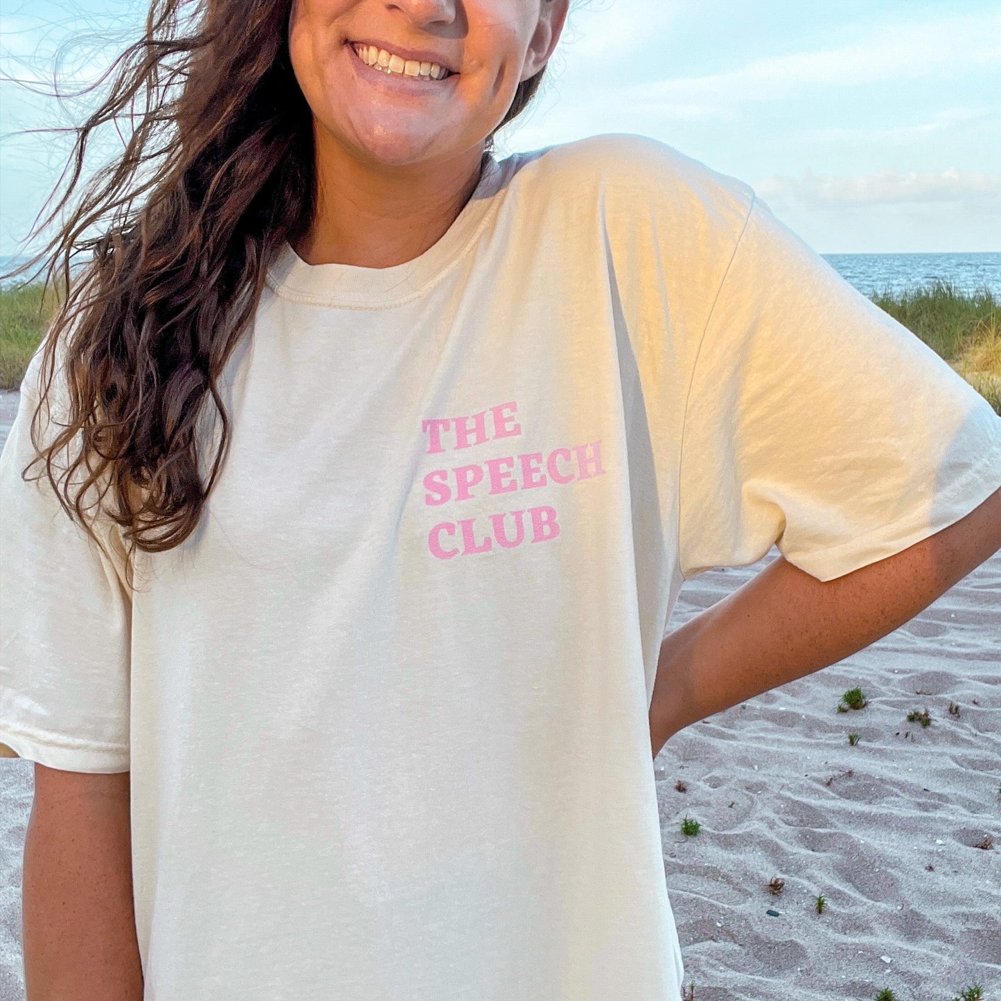 The Speech Club Comfort Colors T-shirt | Front and Back Print