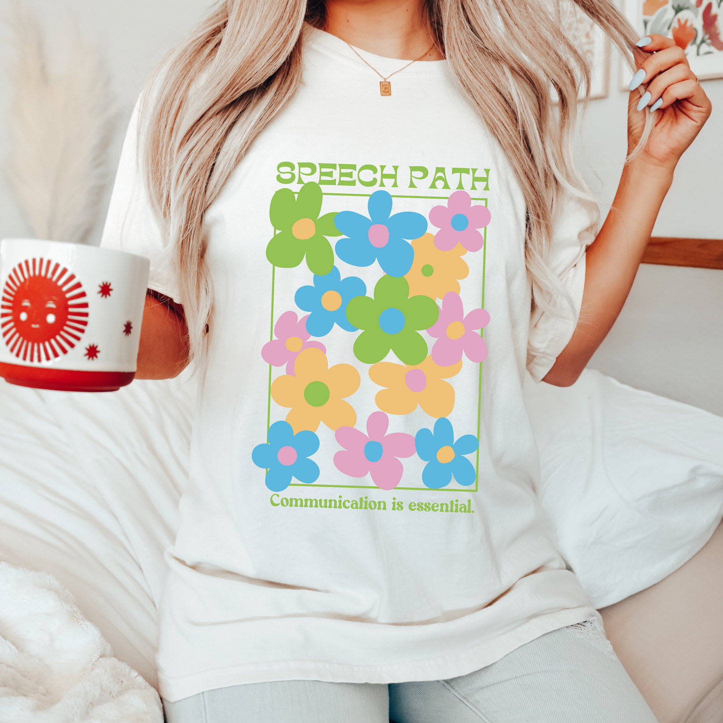 Speech Path Bright Floral Jersey T-Shirt